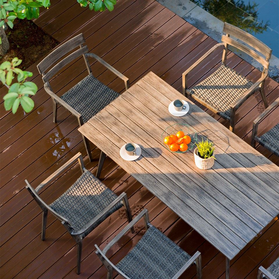 Commercial Aluminum Twisted PE Rope Chairs best