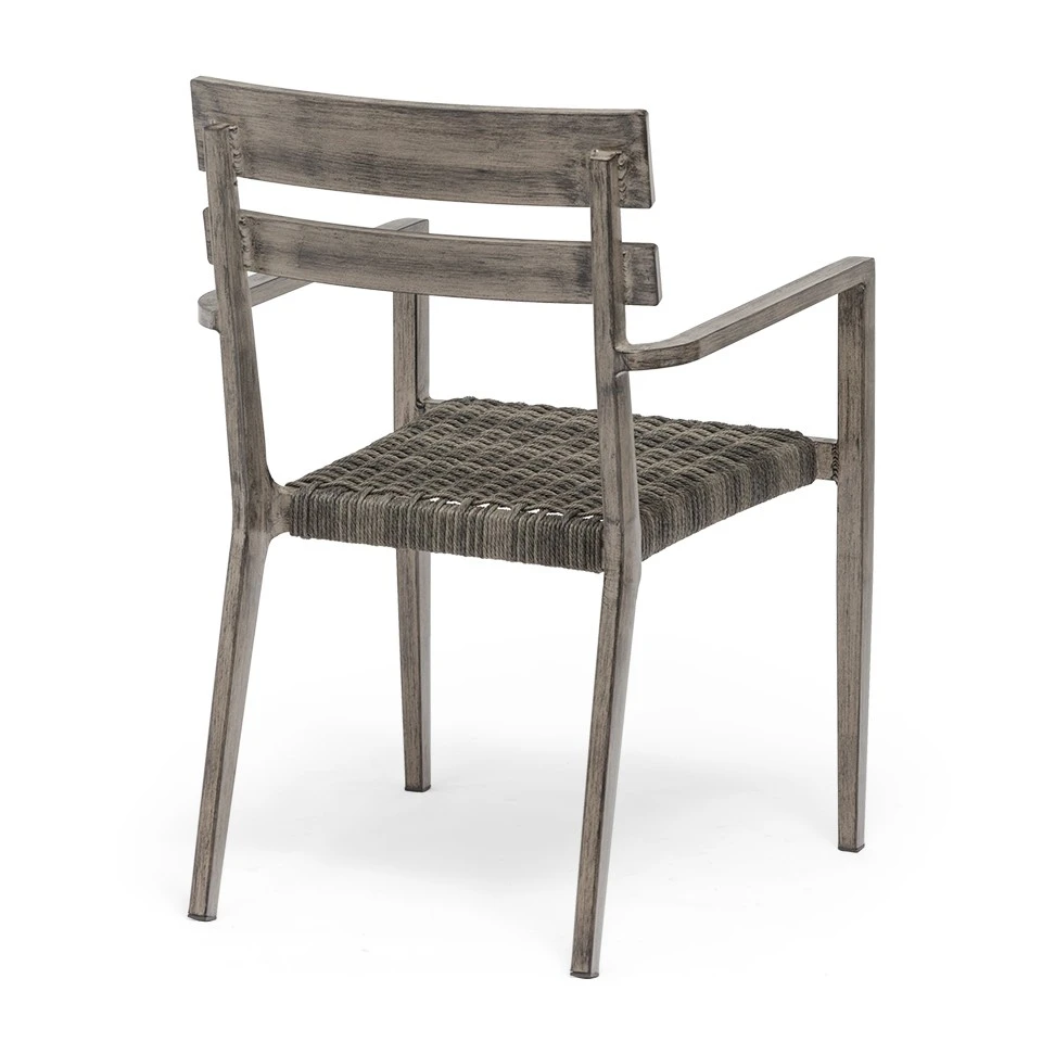 Commercial Aluminum Twisted PE Rope Chairs factory