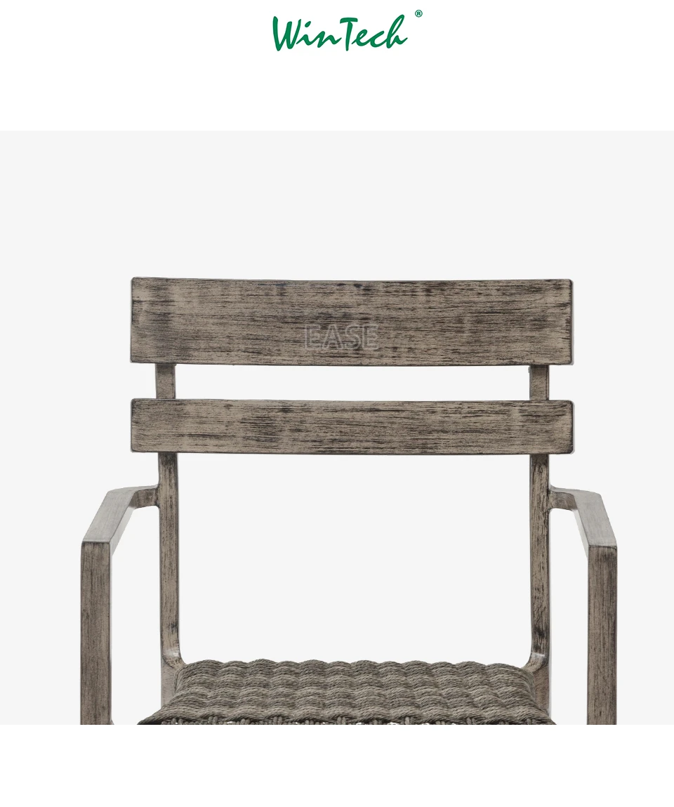Bulk Commercial Aluminum Twisted PE Rope Chairs Bulk Commercial Aluminum Twisted PE Rope Chairs