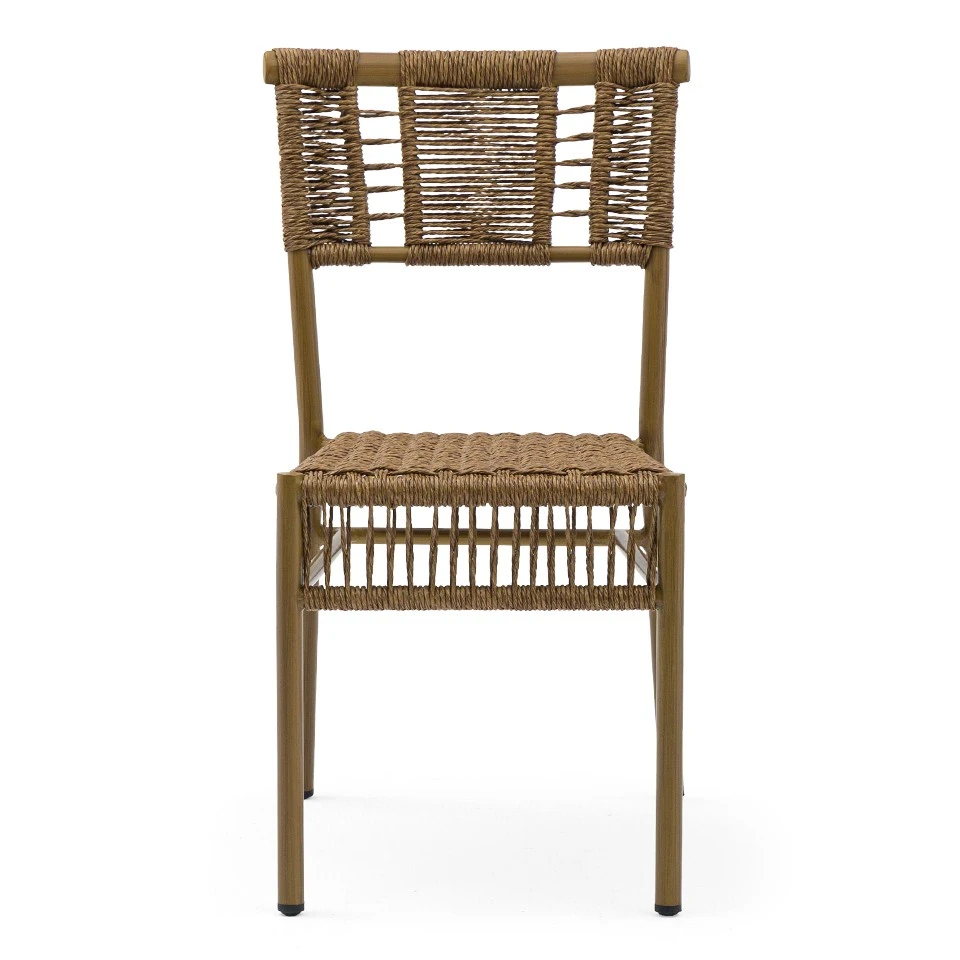 Resort Aluminum Twisted PE Rope Chairs suppliers