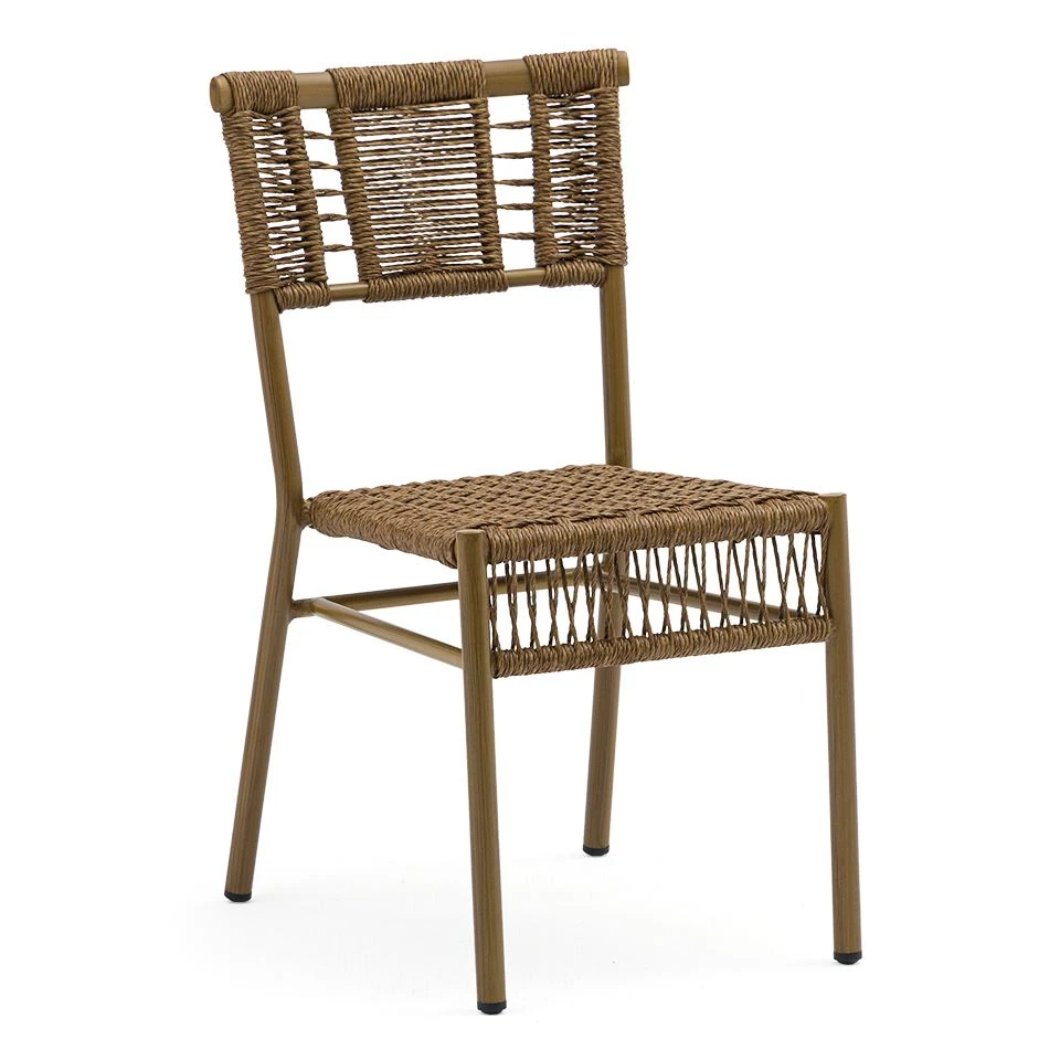 Resort Aluminum Twisted PE Rope Chairs