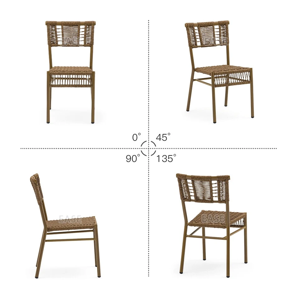 Resort Aluminum Twisted PE Rope Chairs best