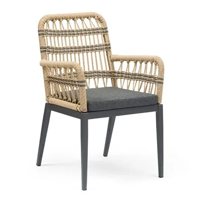 Twisted PE Rope Chairs For Restaurants